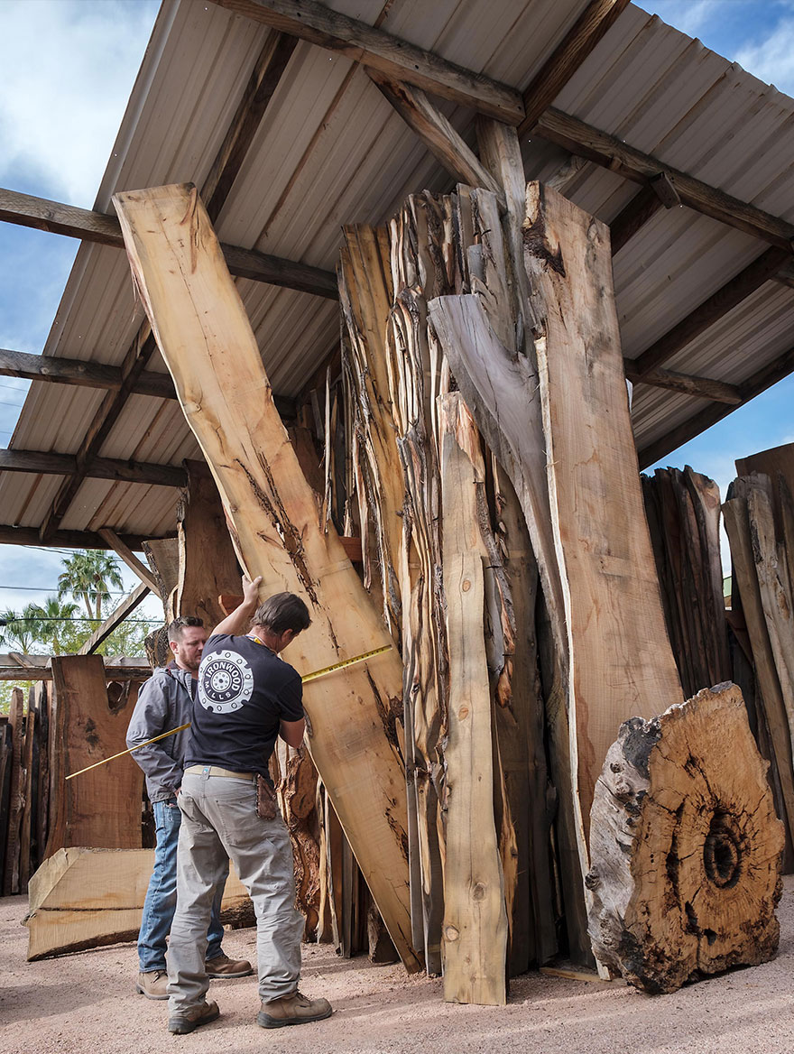 Urban lumber wood slab sales in Phoenix