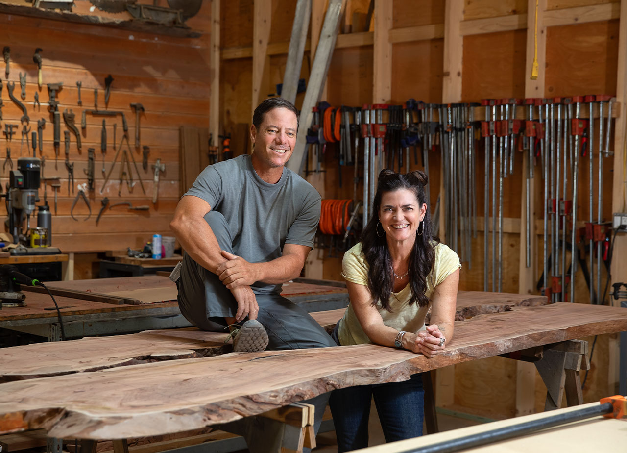 Scott Mills and Leah Bosworth invite you to join the Ironwood Mills family.