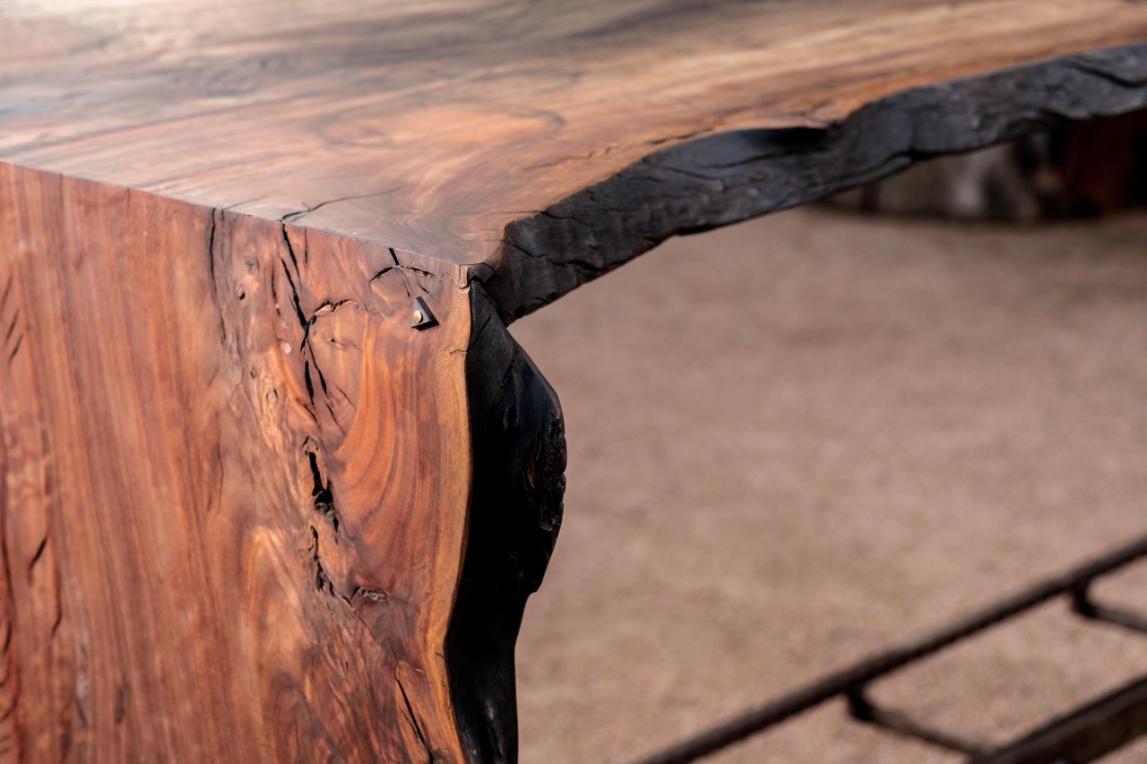 Custom Hardwood Community Table by Ironwood Mills Furniture