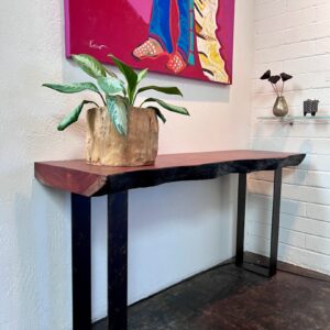 Live Burnt Edge Sofa Table