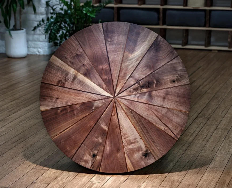 Acacia & Walnut Coffee Table