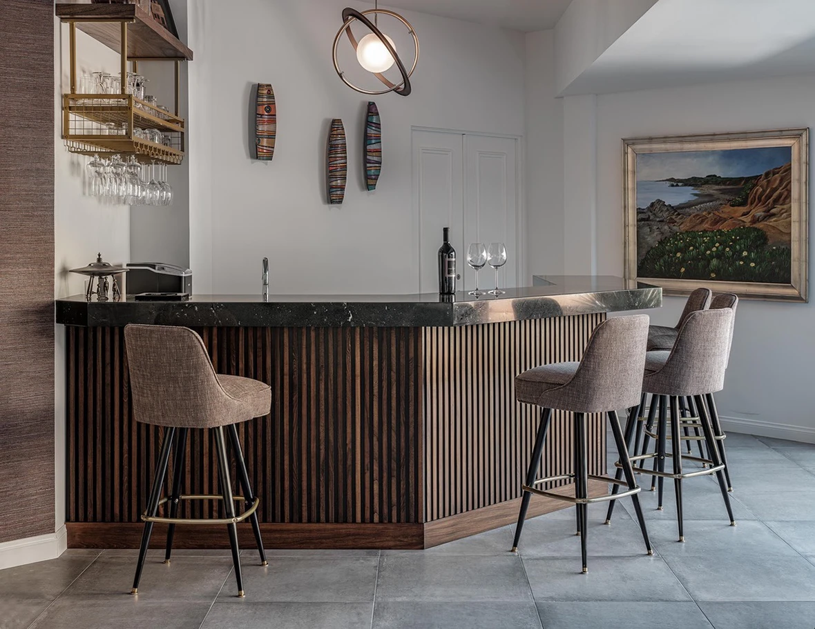 Walnut Bar Front